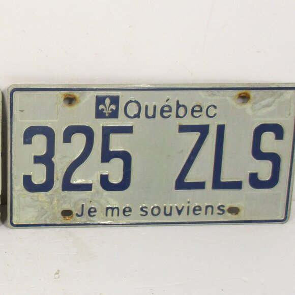 Lot of 10 QUEBEC, CANADA LICENSE PLATES - Je me souviens 1980's - 90's - Picture 6 of 11